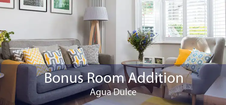 Bonus Room Addition Agua Dulce